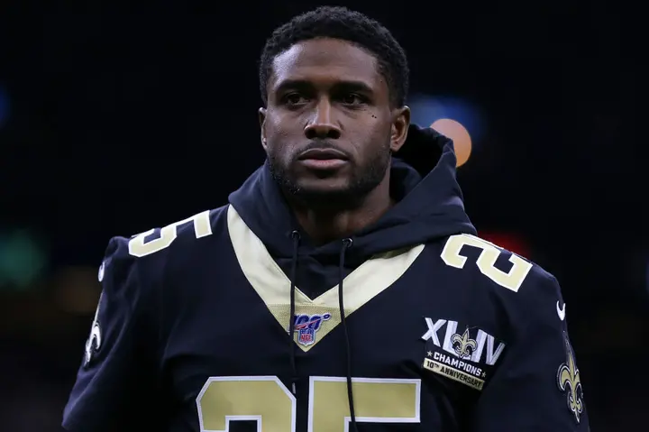 New Orleans Saints Reggie Bush (25) who has taken over as the