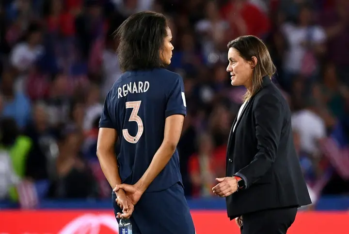 Corinne Diacre was sacked as coach of France on Thursday following a player revolt started by captain Wendie Renard