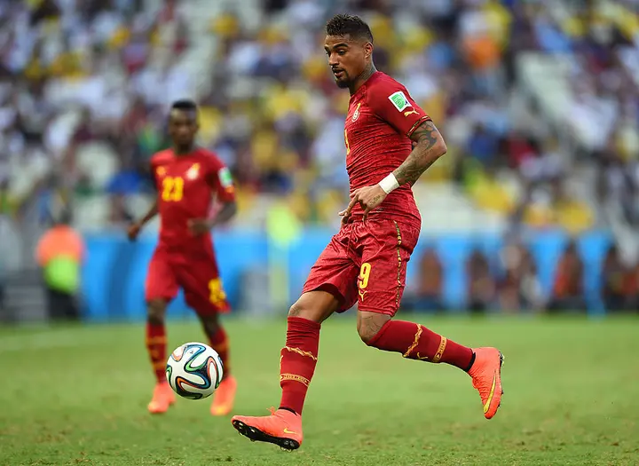 Kevin-Prince Boateng playing for Ghana