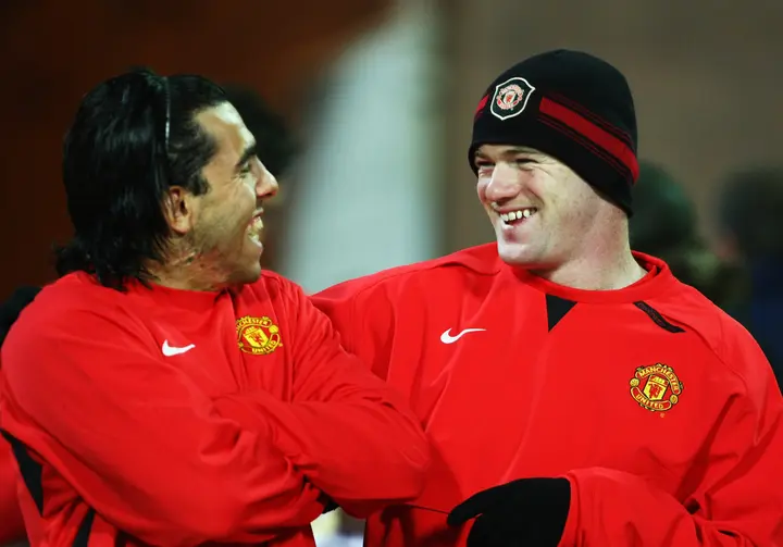 Rooney and Tevez