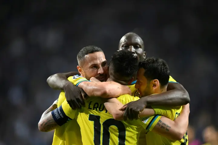 Inter Milan reached the Champions League quarter-finals for the first time in 12 years on Tuesday