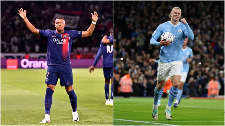 Kylian Mbappe, Erling Haaland, Cristiano Ronaldo, Lionel Messi, France, PSG, Manchester City, Inter Miami, Argentina