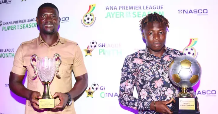 Hearts duo win Player and Coach of the season at Ghana Premier League awards