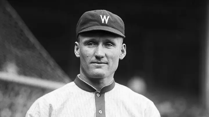 Baseball Player Walter Johnson by Bettmann