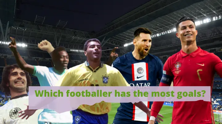 Which footballer has the most goals?