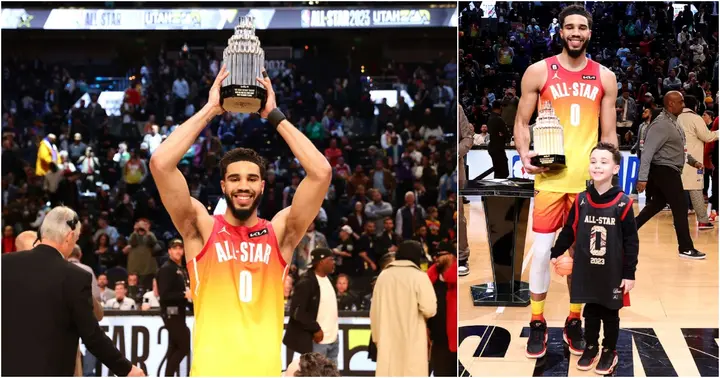 Jayson Tatum wins the Kobe Bryant All-Star Game MVP.