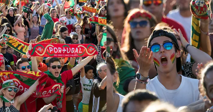 Portugal's national football team fans