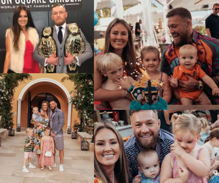 Conor McGregor's wife and children