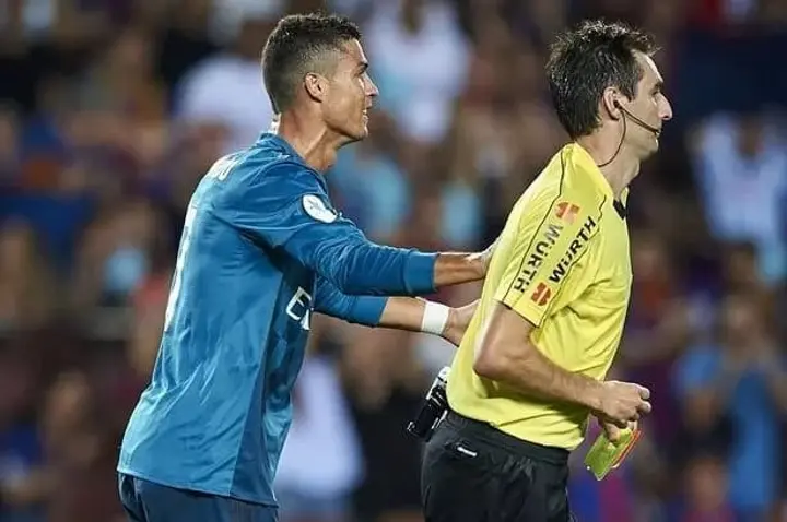 Cristiano Ronaldo handed 5 game ban for shoving referee in El Clasico