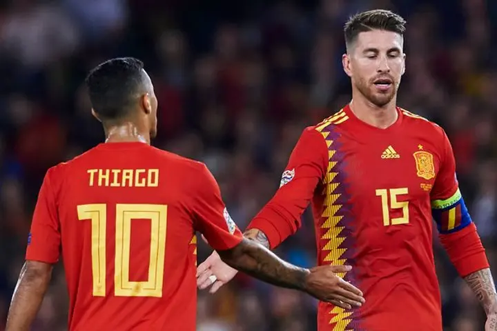 Sergio Ramos, Thiago Alcantara, Spain, Qatar, 2022 World Cup