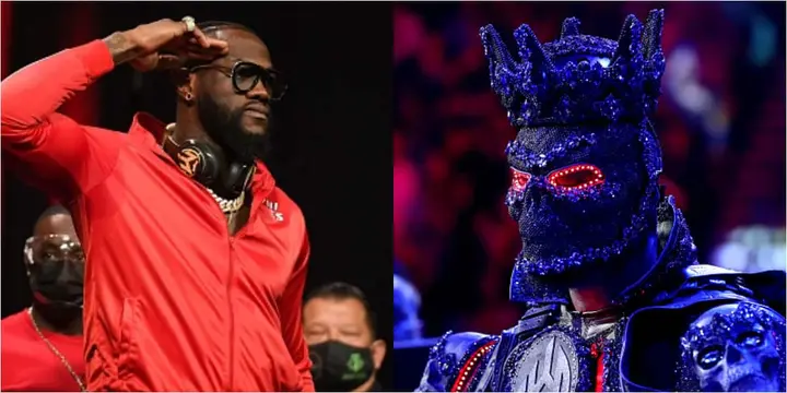 Deontay Wilder reveals his costume for Fury fight is designed to customs and traditions of Edo state
