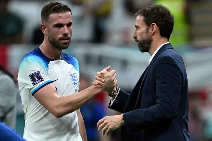 England manager Gareth Southgate (right) will not be deterred from playing Jordan Henderson (left)