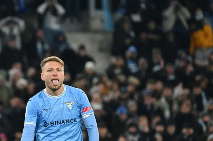 Immobile double shoots Lazio into top four at Salernitana