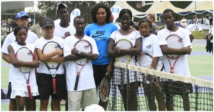 Serena Williams, Ghana, America, Tennis, star, tournament, development, progress