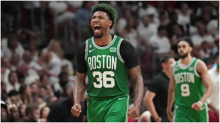 Boston Celtics Marcus Smart 2022-23 City Green Jersey