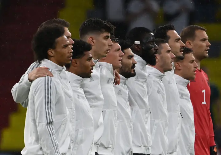 Germany's national football team players