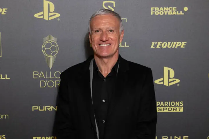 Didier Deschamps, a former Juventus and Chelsea midfielder as well as  ex-captain of the French team, waves during his official presentation as  new coach of Juventus soccer club, in Acqui Terme training