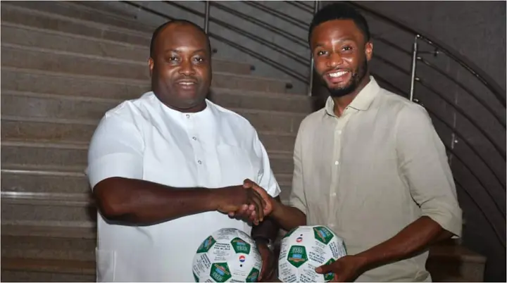 Days After Visiting Kogi Governor Yahaya Bello, Mikel Obi Meets Senator Is Running for Governorship Position