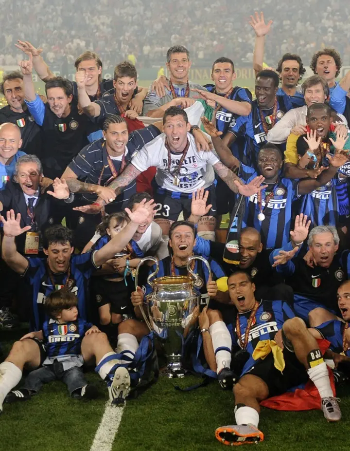 Inter Milan were the last Italian team to win the Champions League in 2010