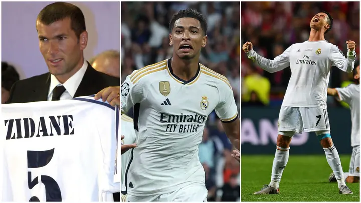 Jude Bellingham, Cristiano Ronaldo, Ronaldo de Lima, Zinedine Zidane, Real Madrid, legend