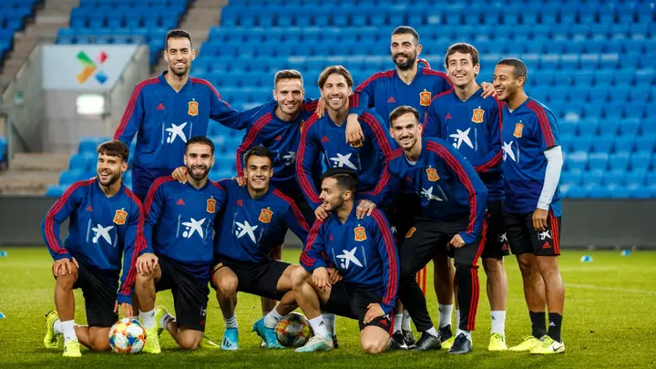 Spain's national football team's players