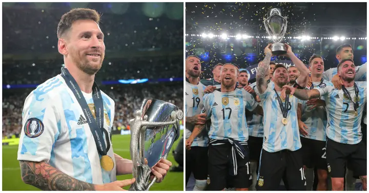 Psg Star Lionel Messi Wins 40th Career Trophy As Argentina Claim 