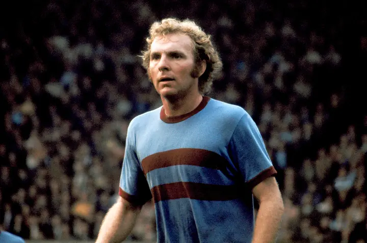 Bobby Moore during a West Ham United game