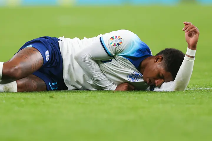 England Vs Malta: Marcus Rashford Withdrawn With Injury After Collision ...