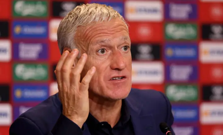 Didier Deschamps, a former Juventus and Chelsea midfielder as well as  ex-captain of the French team, waves during his official presentation as  new coach of Juventus soccer club, in Acqui Terme training