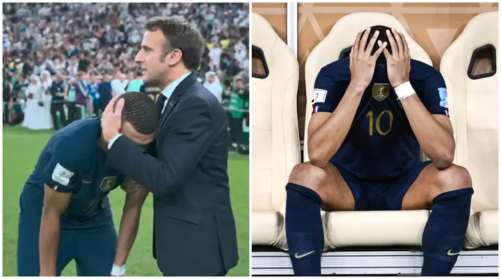 Emmanuel Macron, Kylian Mbappe, France, Argentina, World Cup, final