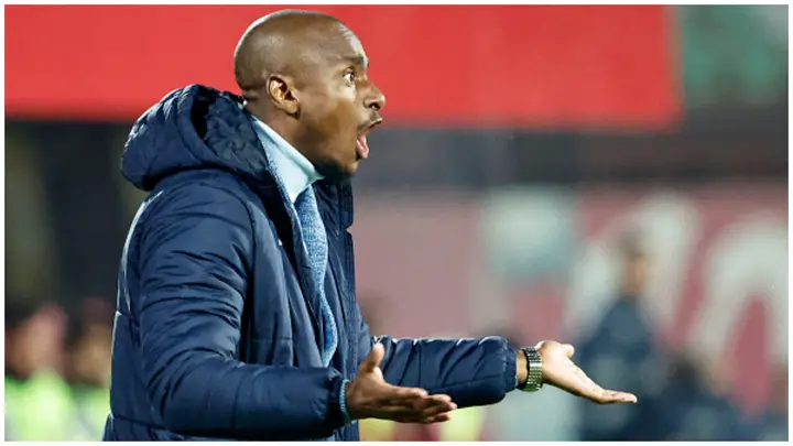 Mokwena has reacted to the subtle jibes from rival coaches in the South African League. Photo: Khaled Desouki.