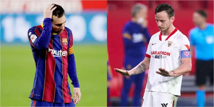 Messi set to miss 2nd opportunity at winning trophy as Sevilla beat Barcelona in Copa del Rey 1st leg semis