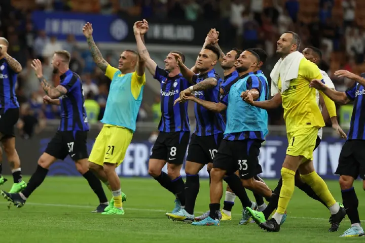 What is Inter Milan's starting 11 today?