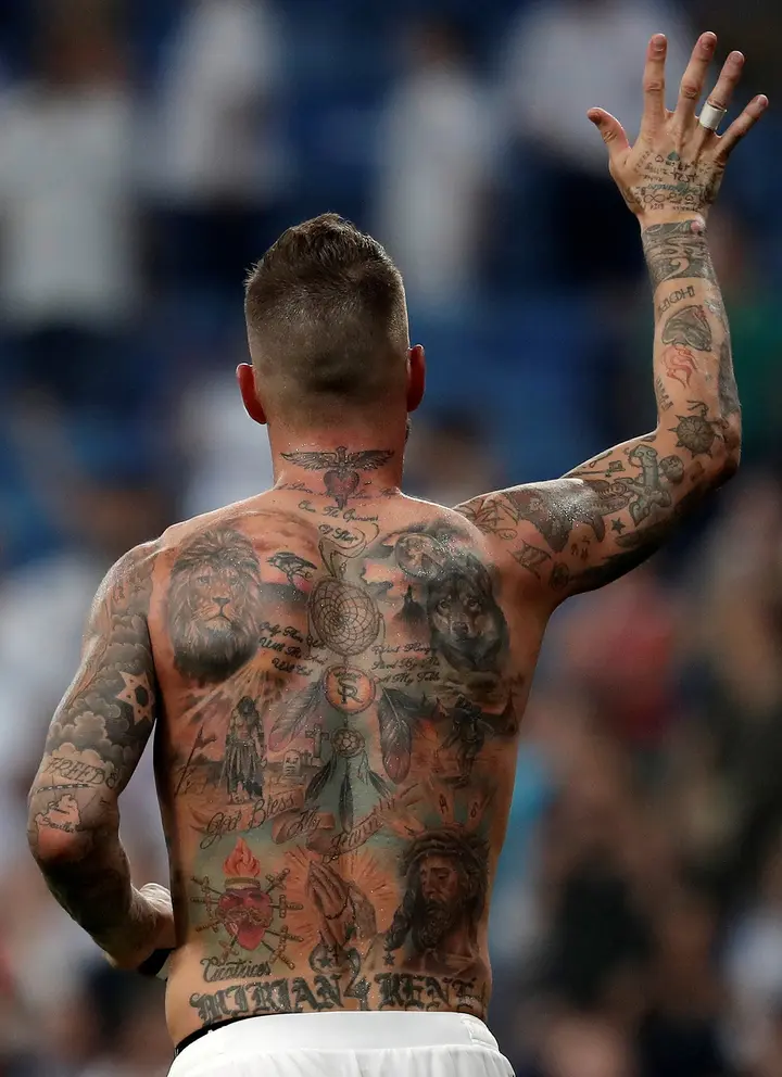 Best footballer' tattoos