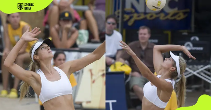 Gabrielle Reece's volleyball position
