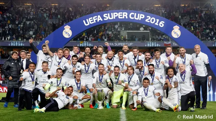 Real Madrid, UEFA Super Cup