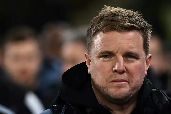 Eddie Howe's Newcastle are third in the Premier League