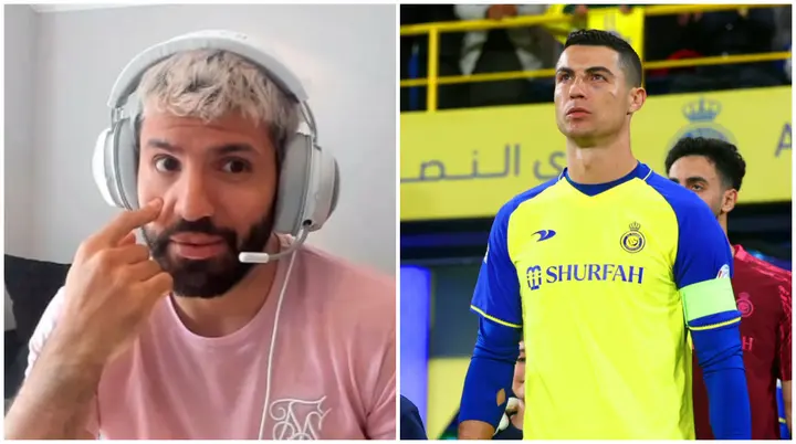 Sergio Aguero, Cristiano Ronaldo, Manchester City, Twitch stream, greatest goals