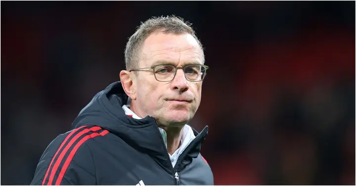 Man United interim boss Ralf Rangnick. Photo: Getty Images.