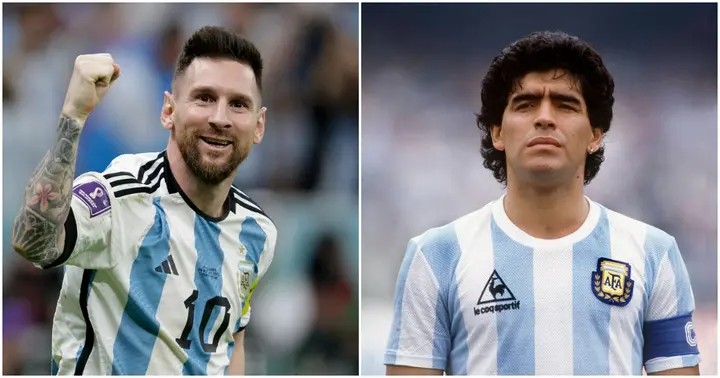 Lionel Messi, Diego Maradona, Argentina, World Cup 2022, Qatar