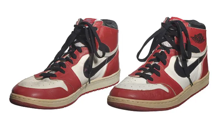 When did the first Air Jordan sneaker come out?