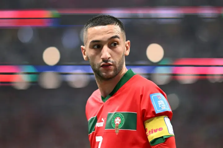 Hakim Ziyech scored for Morocco against Tanzania in a 2026 World Cup qualifier