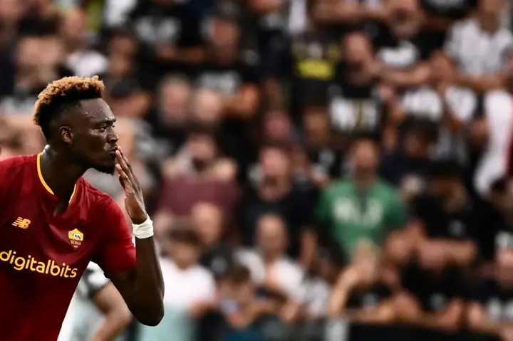 Tammy Abraham's equaliser at Juventus was his first goal of the Serie A season