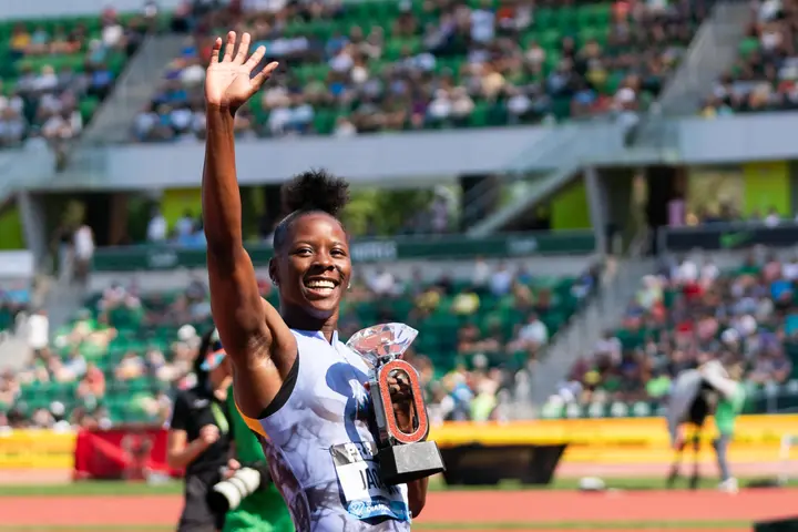 Who is a famous female track star?
