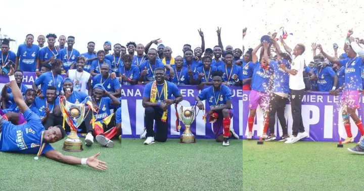 Glorious Coronation: Beautiful photos drop as Hearts of Oak are crowned champions