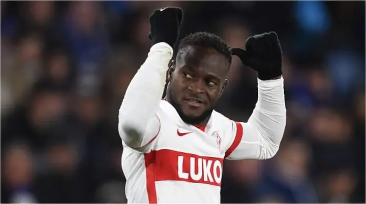 Moses scores for Spartak Moscow a day after leaving Chelsea