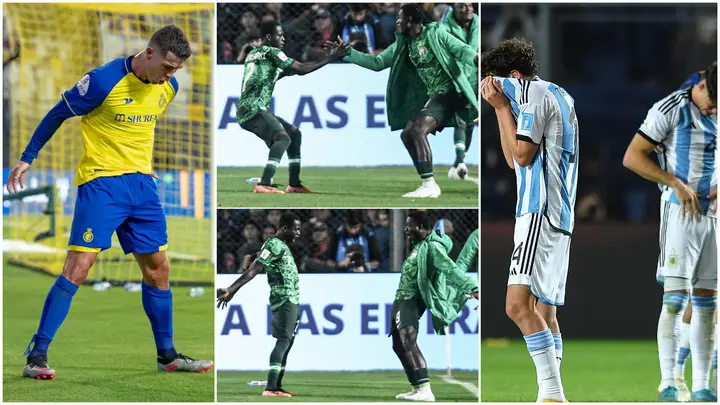 Cristiano Ronaldo, Siuuu, celebration, Nigeria U20, FIFA U20 World Cup, Argentina
