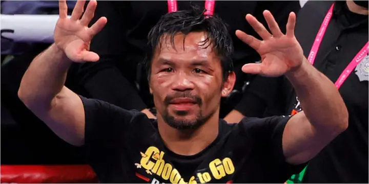 8-division boxing champion who lost to Mayweather finally retires at 42 to run for country's presidency