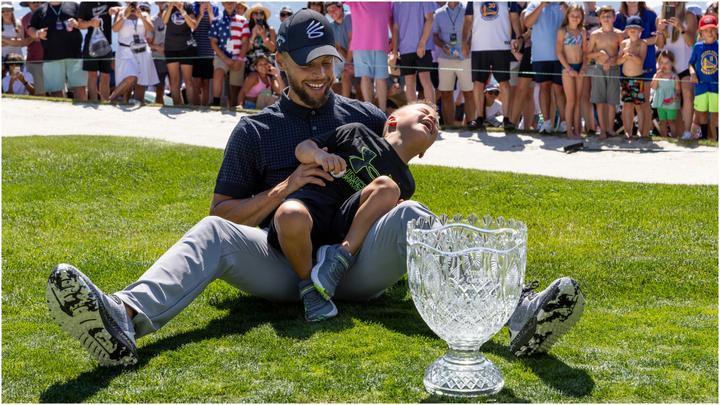 Steph Curry Shares Heartwarming Moment With Son Canon After Winning Golf  Tournament, Video